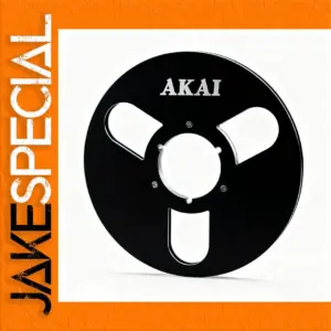 10-Inch Black Aluminum Reel for Reel-to-Reel