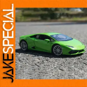 Vibrant Lime Green Lamborghini LP610-4 Model