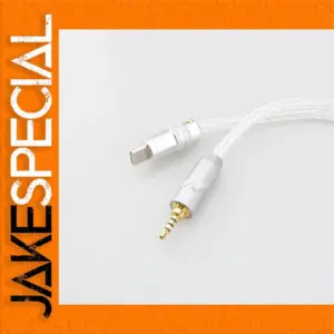Premium Silver USB-C Audio Cable for HiFi Sound