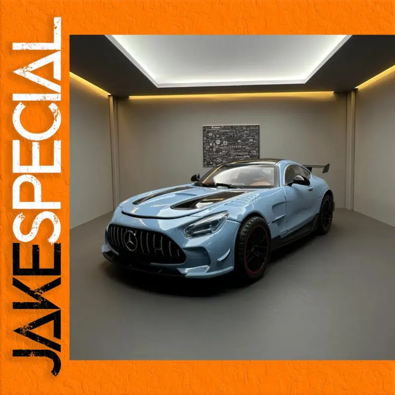 Discover the Excellence of the Blue 1:18 Mercedes-Benz GTR Diecast Model 1 fc9239cef0a541f196e311bd product image