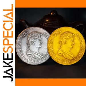 King Fernando VII Vintage Replica Coin 38mm