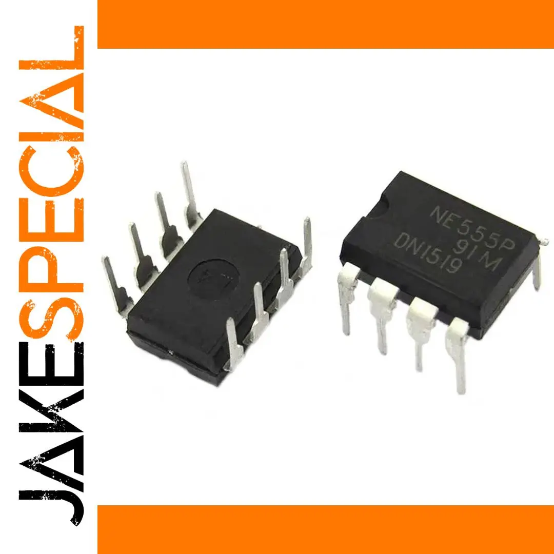 NE555P DIP8 Timer IC Set (10 Pieces) 1 NE555P DIP8 Timer IC Set (10 Pieces)