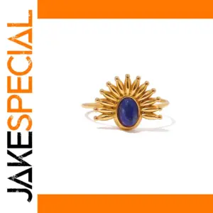 Vintage Sun-Ray Open Stainless Steel Ring