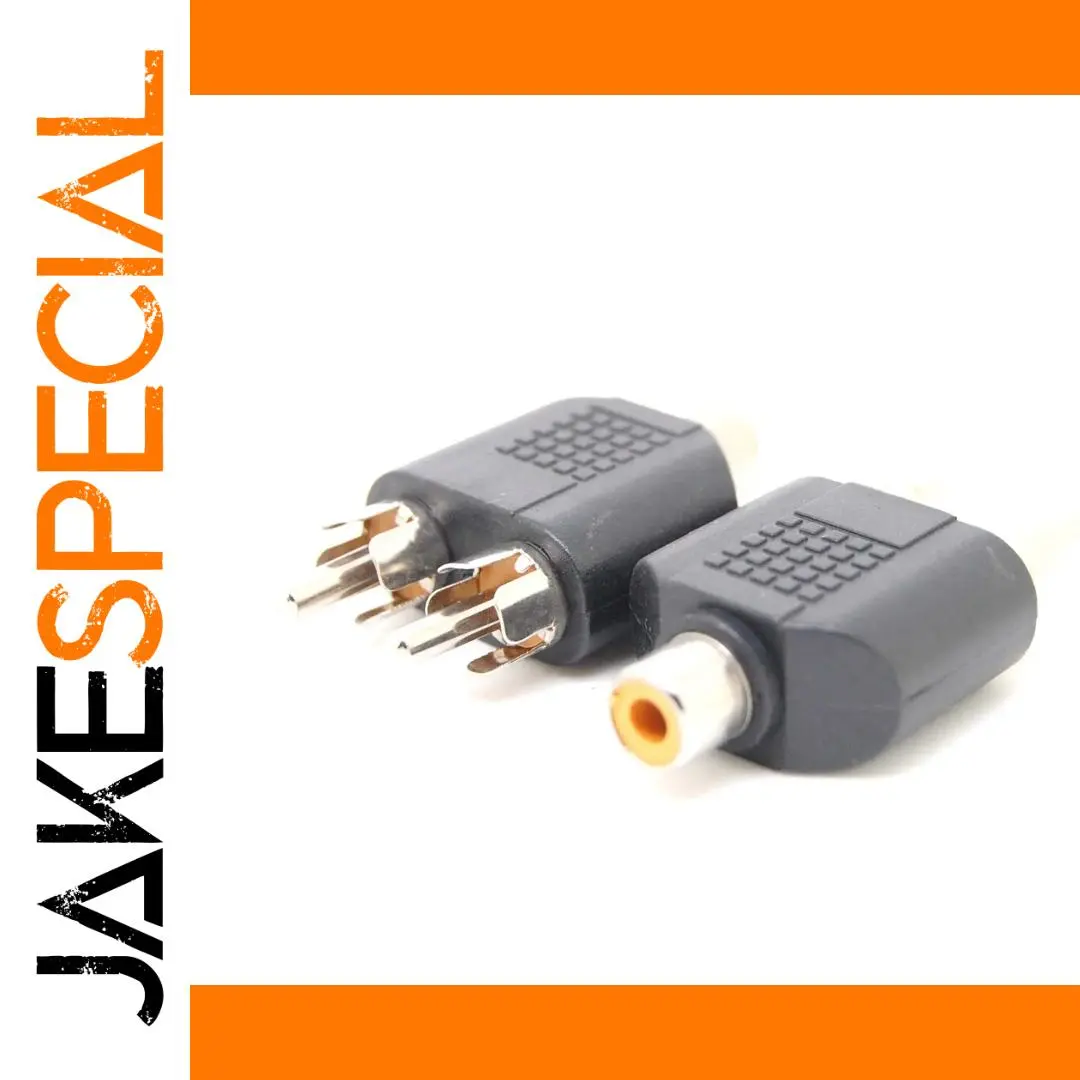 RCA Splitter Adapter for Clear Audio and Video 1 RCA Splitter Adapter for Clear Audio and Video