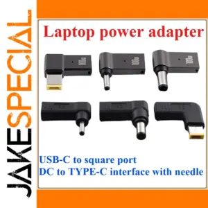 USB-C to DC Power Adapter with Multiple Connectors