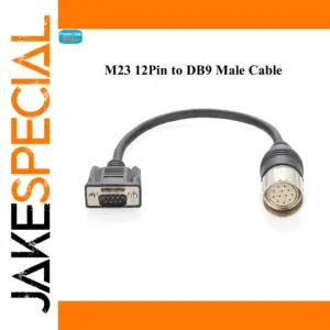 Rugged M23 to D-Sub 9-Pin Connecting Cable