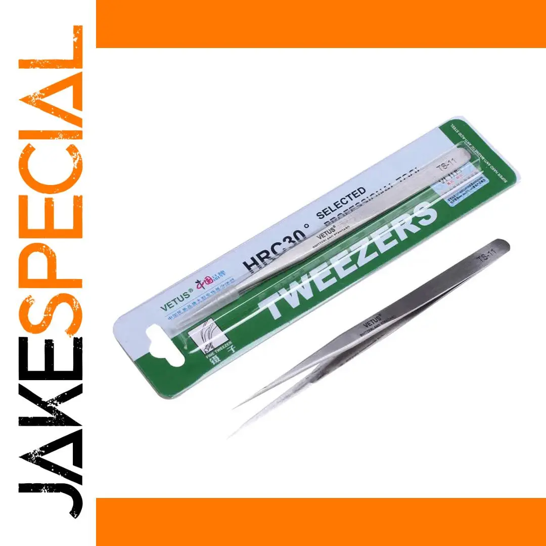Swiss Vetus TS-11 Precision Tweezers 1 Swiss Vetus TS-11 Precision Tweezers