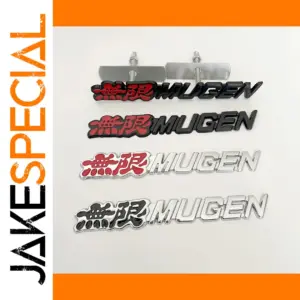 Honda Mugen Badge Emblem 14.3cm Alloy Metal