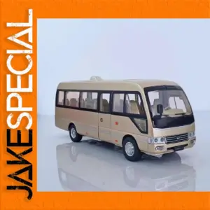 Modern Miniature Bus Model with Interactive Features