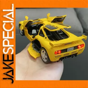 Yellow McLaren F1 Diecast Model 1:32 Scale