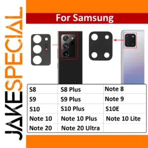 Samsung Galaxy Rear Camera Lens Replacement Black