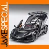 1:24 Scale Black Diecast Supercar Model