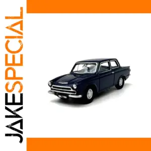 Black Retro Car Model 1:76 Scale Collectible