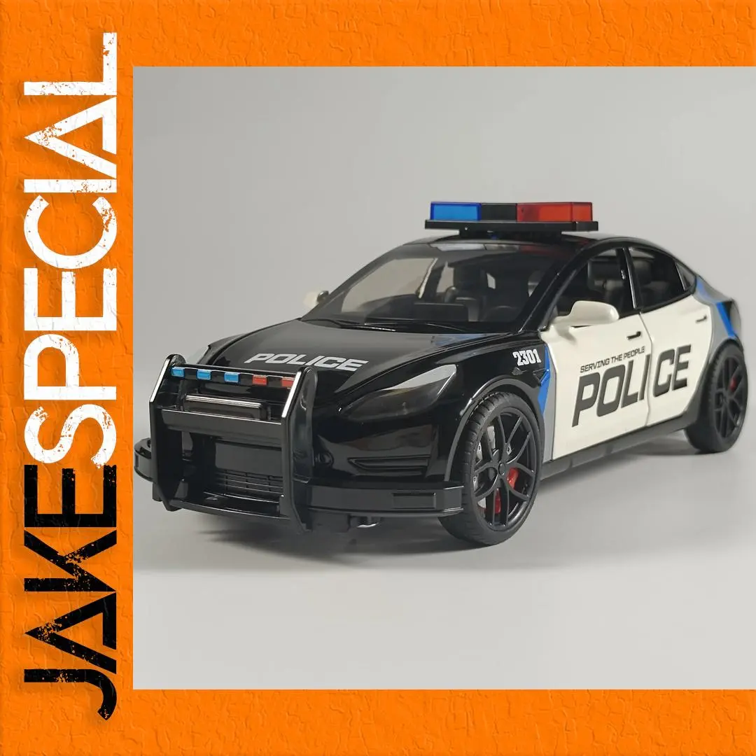 Police Tesla Model S Diecast Collection Piece 1 Police Tesla Model S Diecast Collection Piece