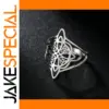 Stainless Steel Celtic Knot Ring for Men & Women