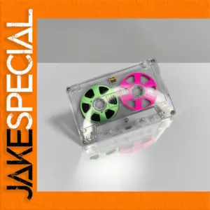 Vibrant 50-Min Double-Sided Cassette Tape