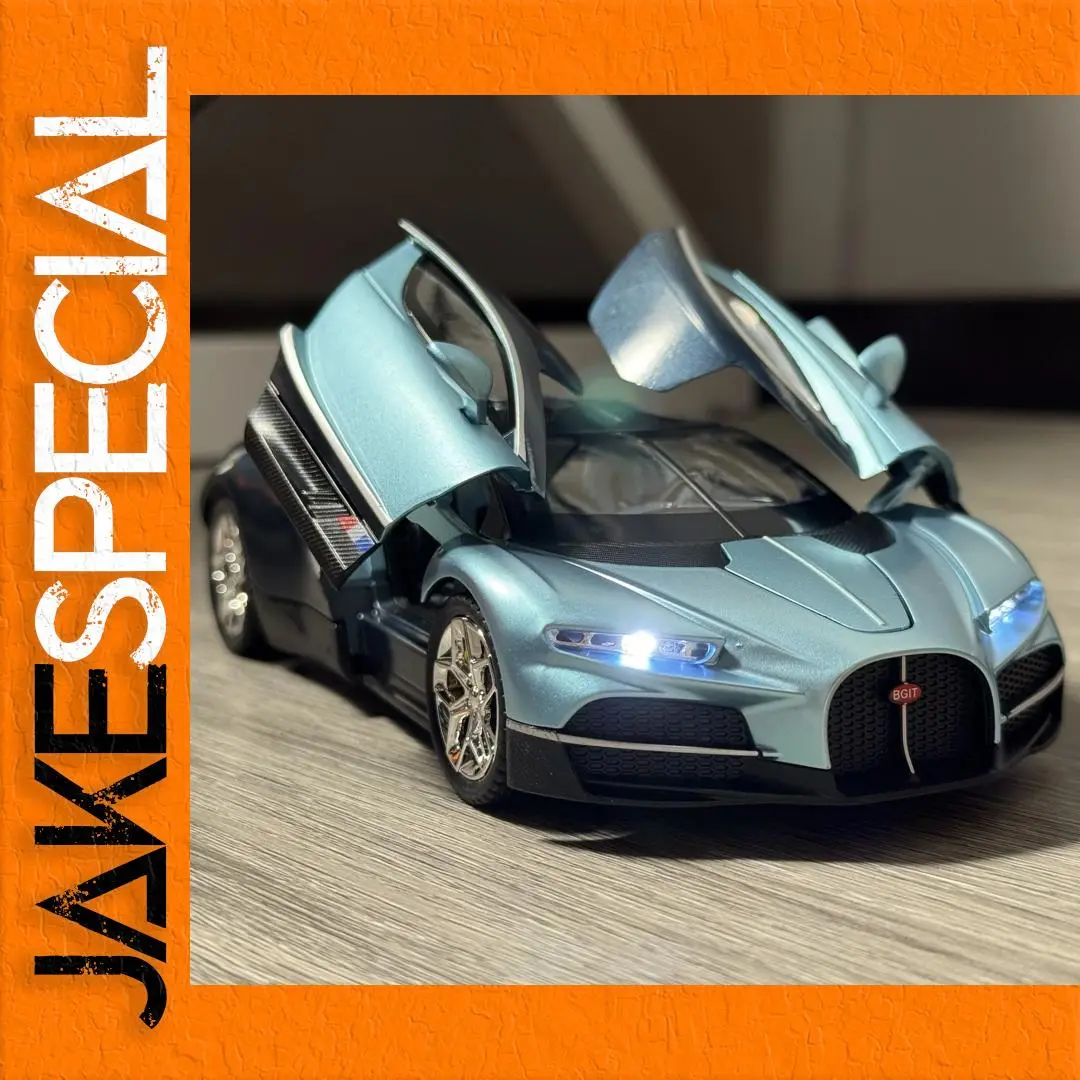 1:24 Scale Blue Supercar Model for Collectors 1 1:24 Scale Blue Supercar Model for Collectors