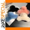 Plush Bunny Fur Hair Clip for Women