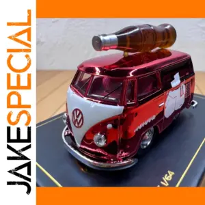Red VW T1 Miniature Model for Collectors