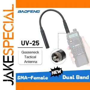 UV-25 Gooseneck Tactical Antenna for Radios