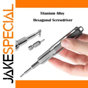 Titanium Alloy Extendable Palm Screwdriver with T8/T6