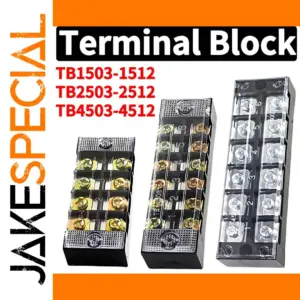 Industrial Dual Row Barrier Terminal Block 3-12 Positions