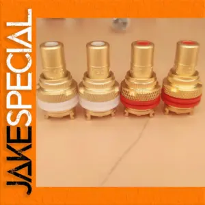 Premium RCA Female Socket Connector Set for Audio Video