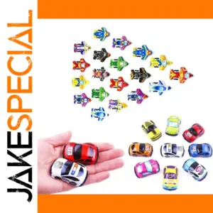 Colorful Pull-Back Vehicle Collection for Kids