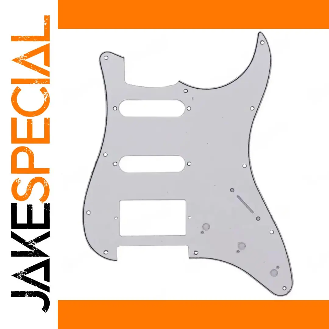 White Pickguard for SSH Electric Guitars 1 White Pickguard for SSH Electric Guitars