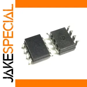 Black SOP-8 Surface-Mount Optocoupler Chips Set