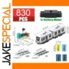 Realistic Subway Train Building Blocks Set