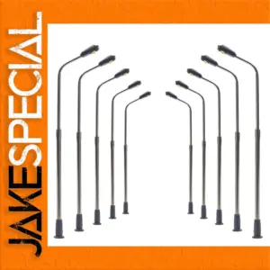 20-Pack N Scale Metal Street Lamps