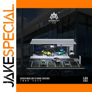 Modern 1:64 Scale Car Dealership Scene
