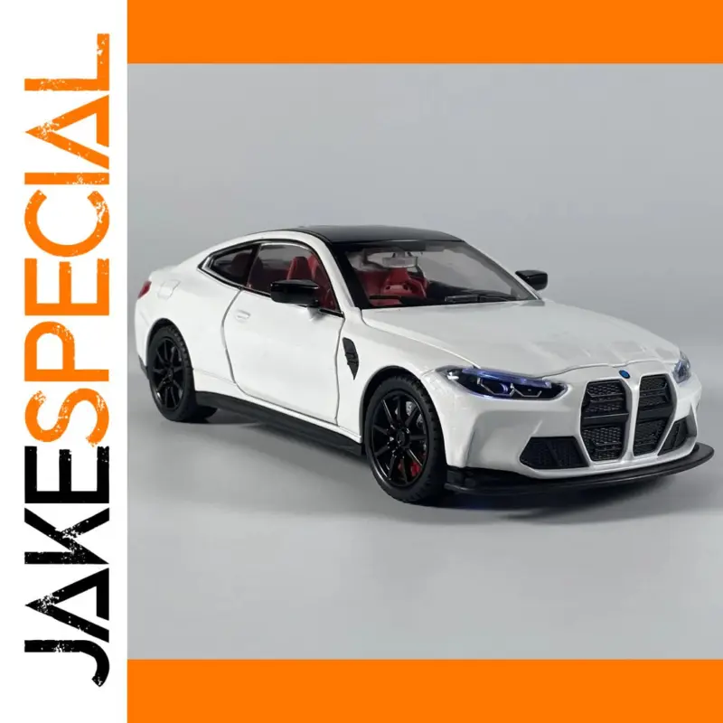 Discover the Elegance of the White BMW M4 1:24 Diecast Model Car 1 ffb8ed38c0834161b201fac5 product image