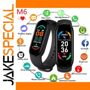 NoName M6 Smartwatch Model with Vibrant Display
