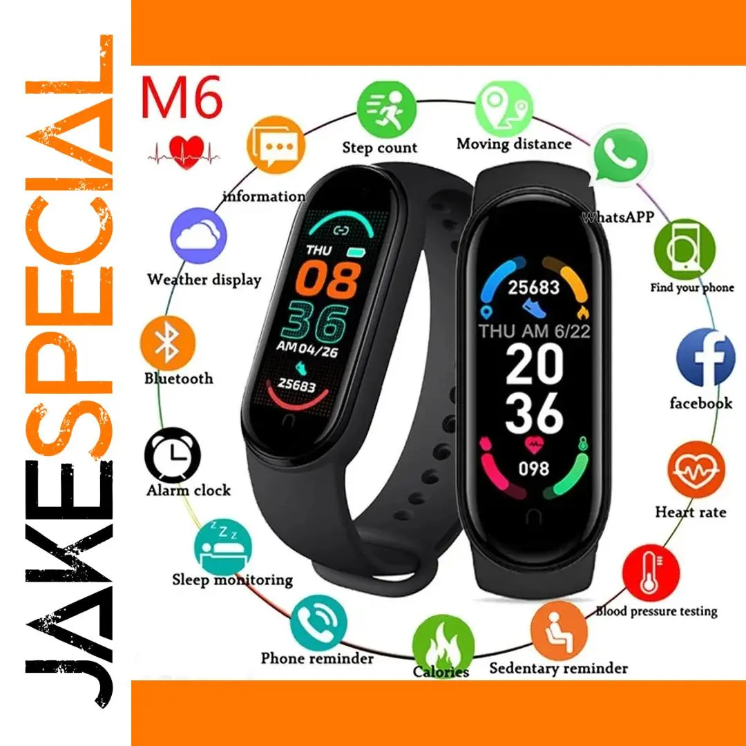 NoName M6 Smartwatch Model with Vibrant Display 1 NoName M6 Smartwatch Model with Vibrant Display
