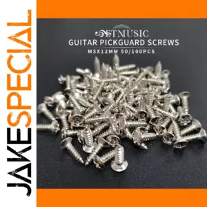 3x12mm Metal Guitar Screws for ST/TL Styles