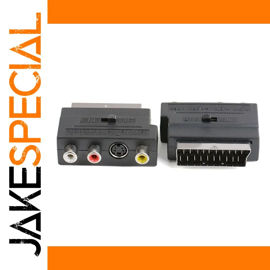 21Pin RGB SCART to RCA S-Video Adapter 1 21Pin RGB SCART to RCA S-Video Adapter