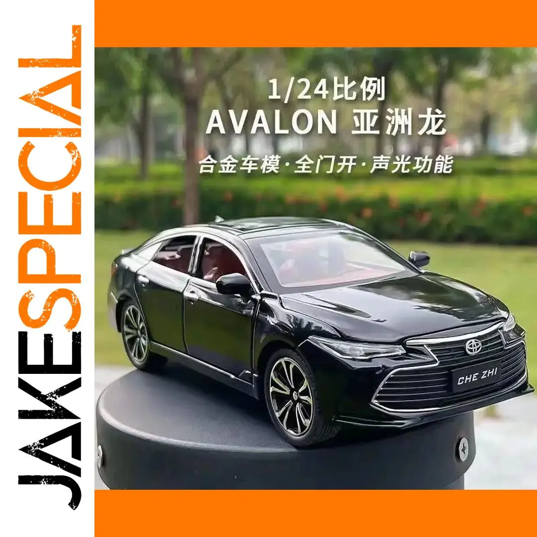 Black Toyota Avalon 1:24 Diecast Model with Sound 1 Black Toyota Avalon 1:24 Diecast Model with Sound