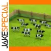 N Scale 60pcs Miniature Farm Cows Set