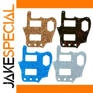 Fender Jaguar Pickguard with 10 Screws and Vibrant Finishes