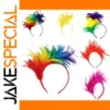 Colorful Feather Headbands for Adults