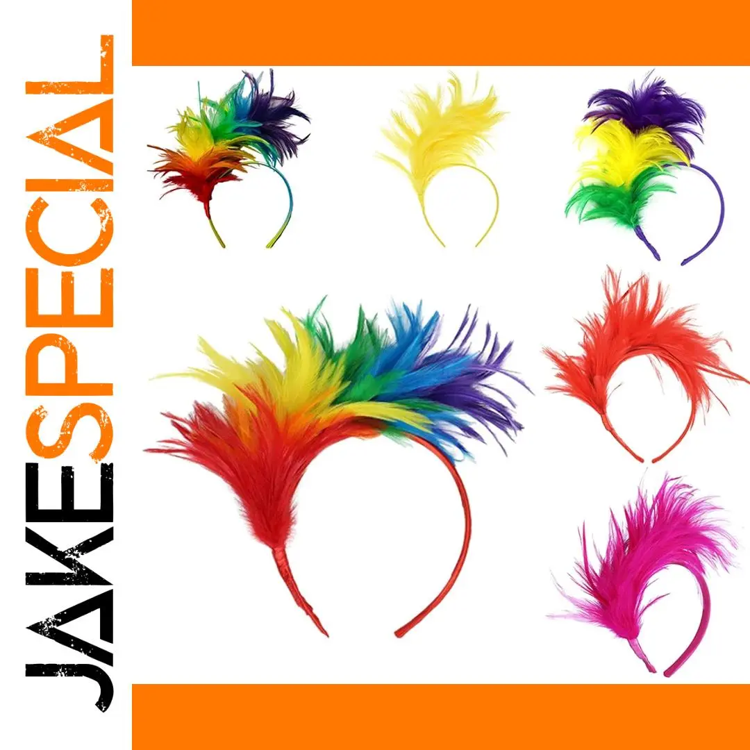 Colorful Feather Headbands for Adults 1 Colorful Feather Headbands for Adults