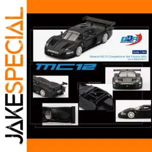 Black Maserati MC12 Competizione Diecast Model