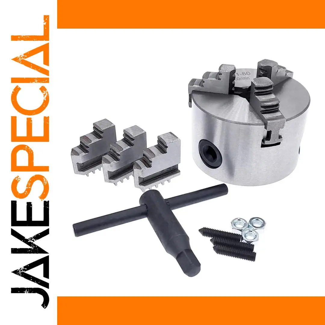Manual 3-Jaw Lathe Chuck for Precise Machining 1 Manual 3-Jaw Lathe Chuck for Precise Machining