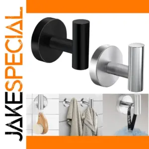 Stainless Steel Wall Hooks Set for Bathrooms