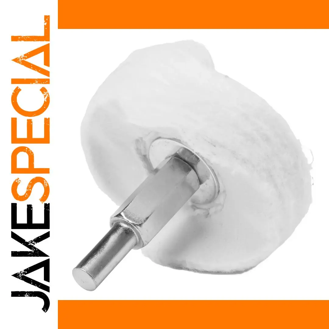 100mm White Cotton Buffing Wheel for Jewelry 1 100mm White Cotton Buffing Wheel for Jewelry