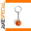 Vibrant Basketball Keychain for Fans