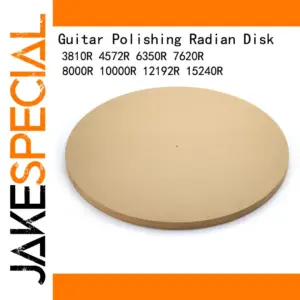 Large CNC Wooden Guitar Radius Disc for Crafting