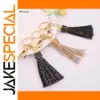 Stylish Zinc Alloy Key Holder with Tassels